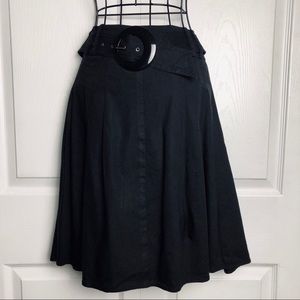 Caché soft pleated skirt